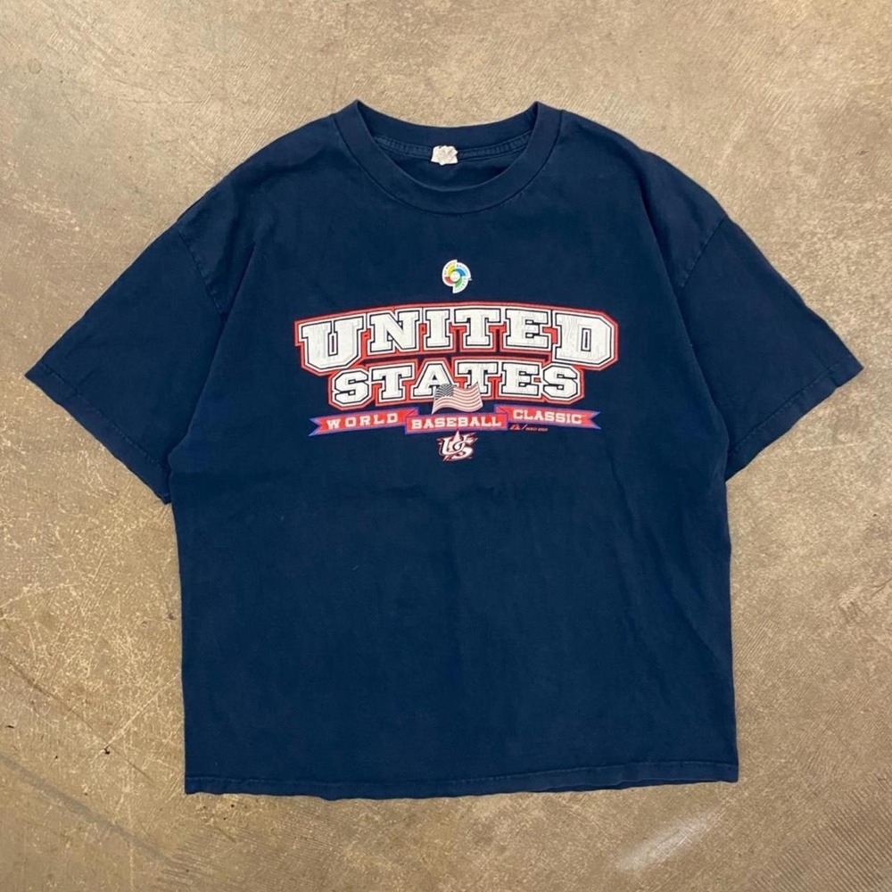 Vintage United States Baseball World Baseball Classic 2009 T-Shirt Size XL